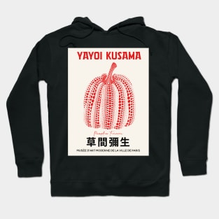 Yayoi Kusama Reworked Red Pumpkin Design Hoodie